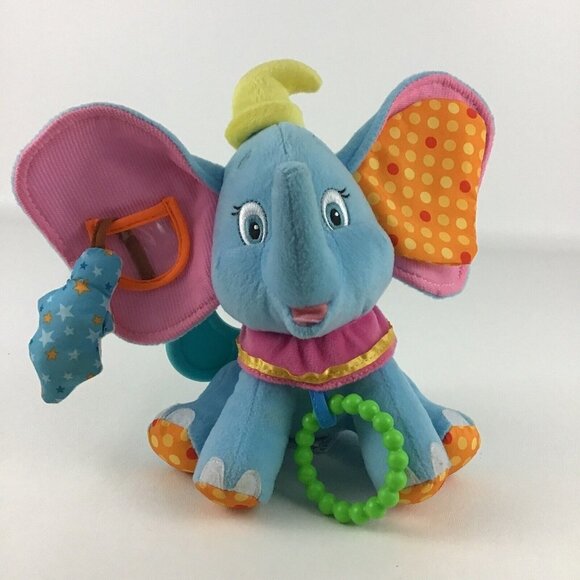 Disney Baby Other - Disney Baby Dumbo Activity Plush Chime Toy Rattle Crinkle Teether Elephant